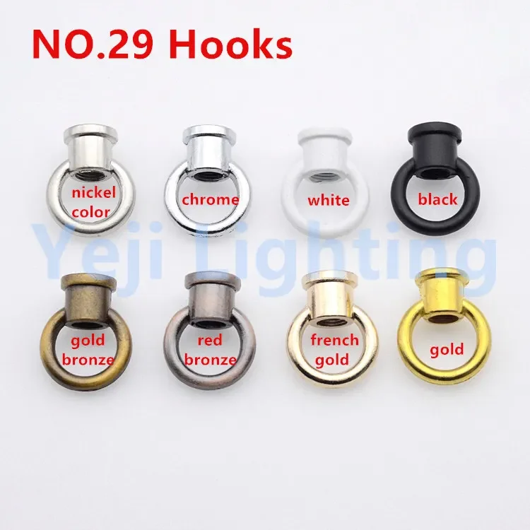 

Droplight led bulb pendant light No. 29 bearing hook ceiling lamp ring Closed round hook ring M10 thread Lighting accessories