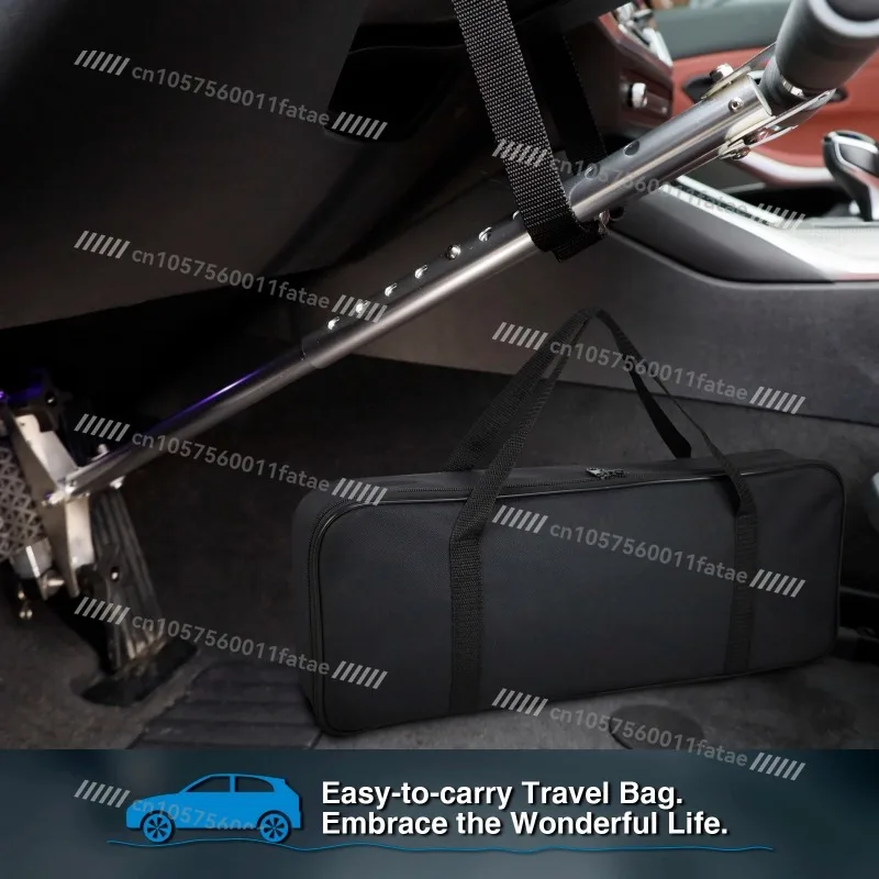 Adjustable Disabled Driving Aid Convenient Hand Controls for Handicap Drivers Easy Installation Car Auxiliary Device Custom Bag