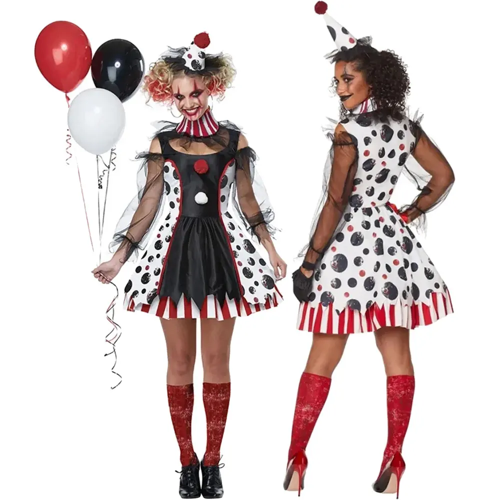 

Halloween Easter Masquerade Vampire Circus Funny Role Play Costume Carnival Party Witch Sweetheart Clown Bar Club Nightclub Set