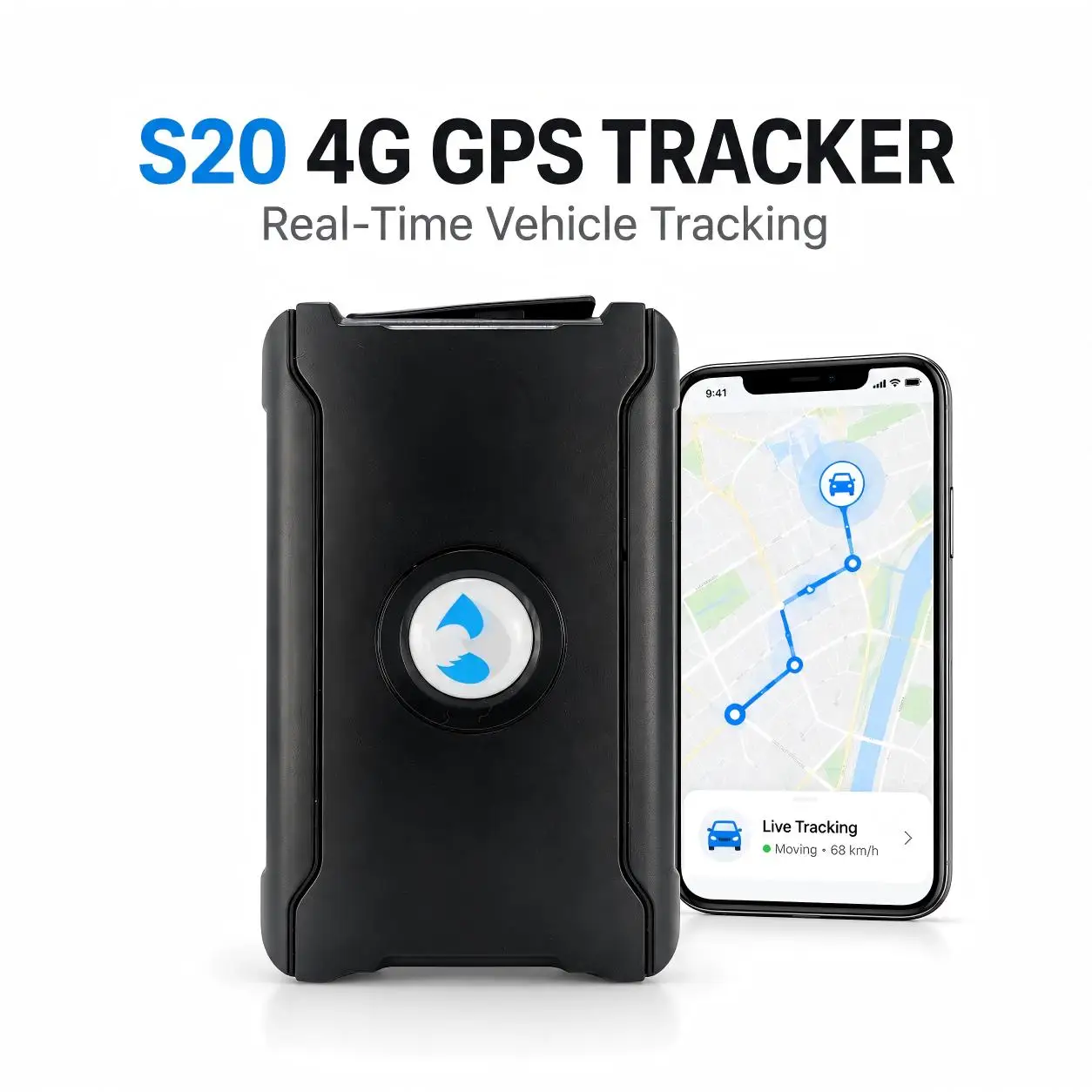 Wireless GPS Tracker for Car Anti-Theft | Global Real-Time Vehicle Locator with IoT SIM | Vibration & Geo-Fence Alarm | 15+ Days