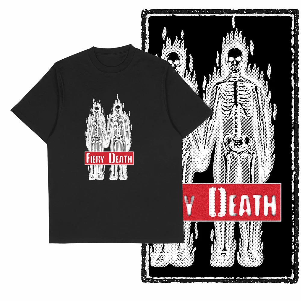 

Coolmind U0066-T2 Hig Quality Skull print Streetwear Exclusive Graphic Men T Shirt Big Size O-Neck Men Tshirt Cool Tee Shirts