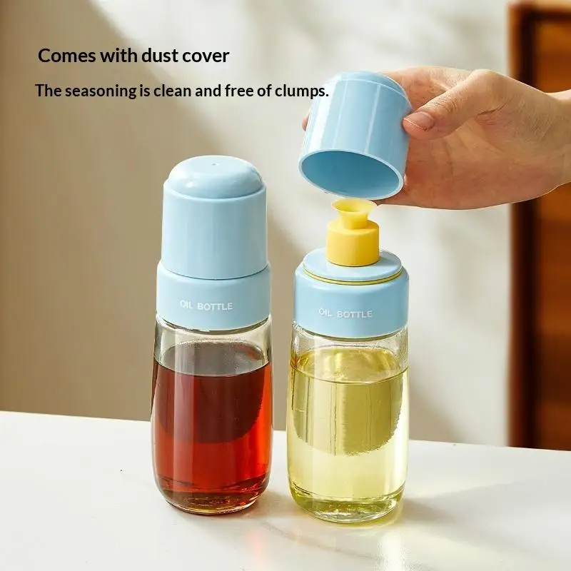 【MA】2026 New Household Kitchen Soybean Vinegar Spice Bottle Glass Leakproof Aroma Spice Wine Dedicated Non-Hanging
