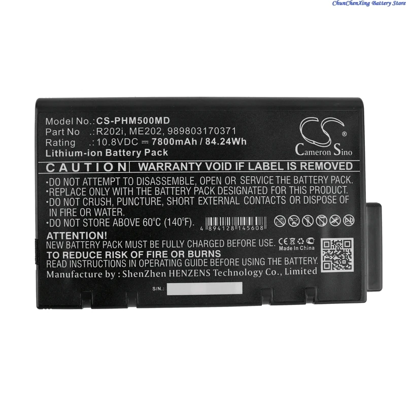 

10.8V 7800mAh Medical battery ME202BB ME202BE ME202C 989803170371 860306 860310 860315 53564509341 989803189981 for Philips+TOOL