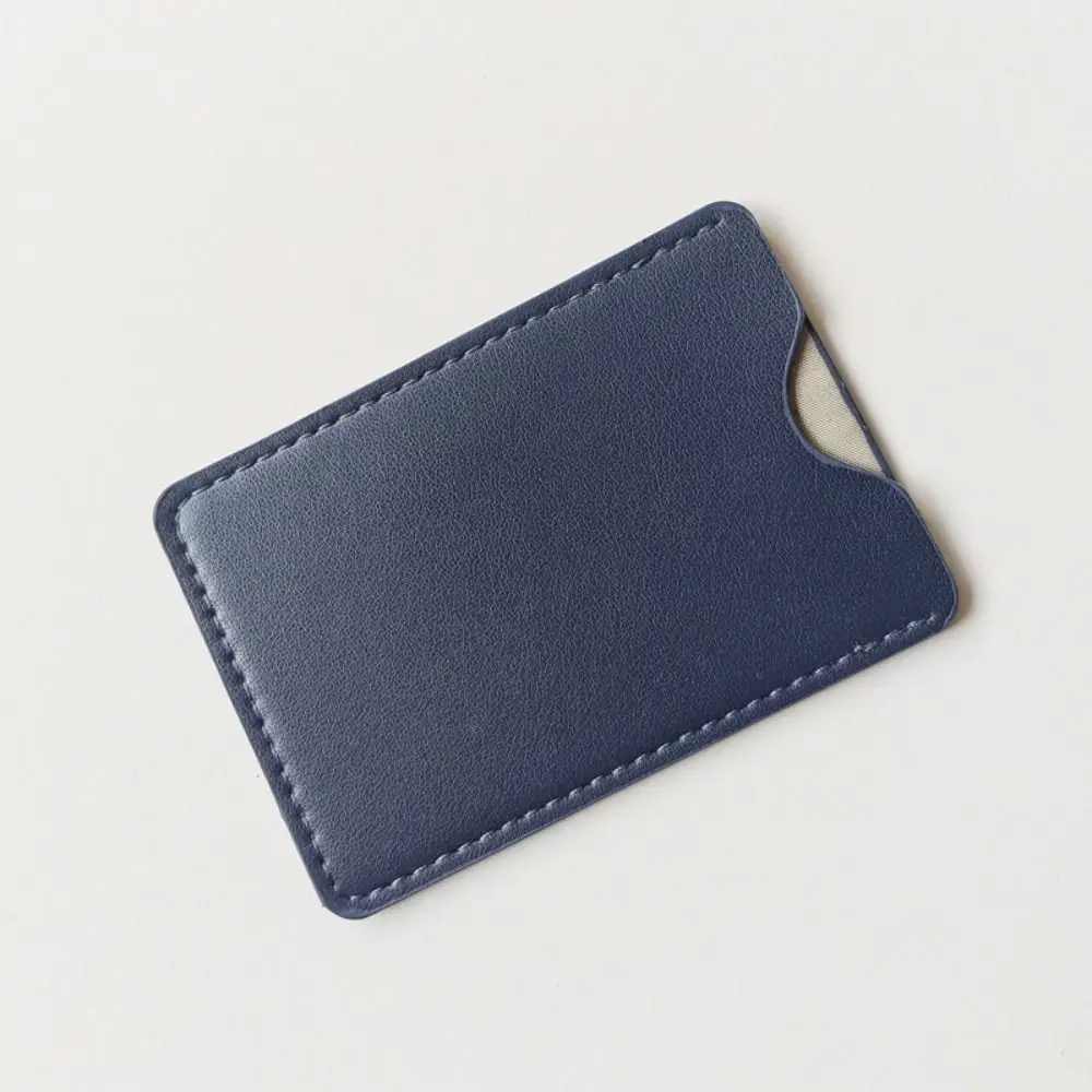 Ultra-Thin RFID Card Holder PU Leather Soft Lining Leather Card Sleeve Anti-Demagnetization RFID Blocking Bank Card Protector