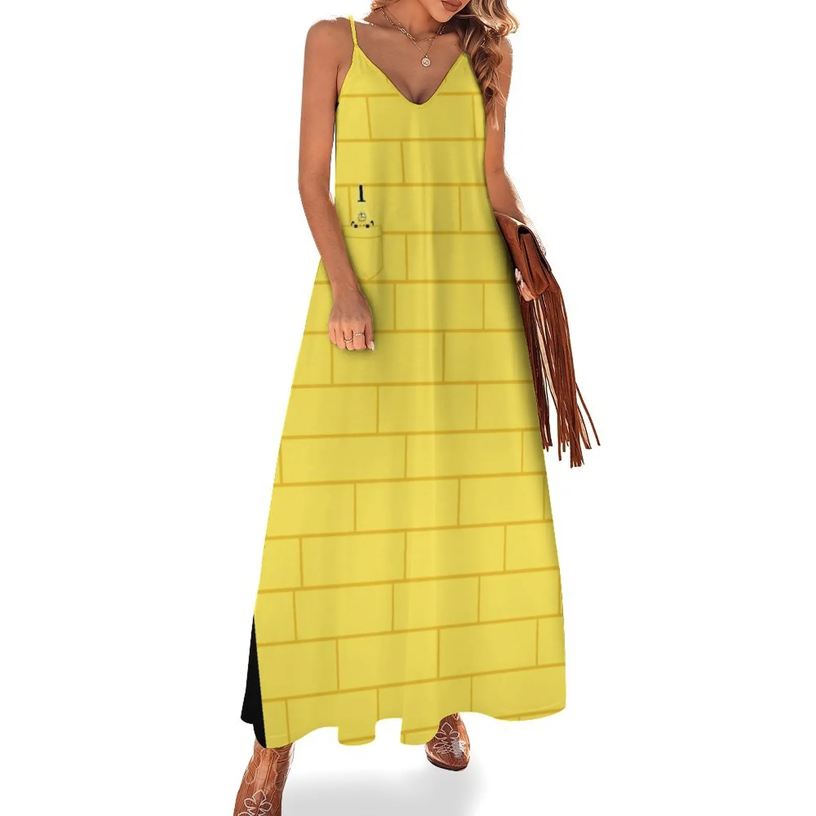 

Pocket Bill Sleeveless Long Dress ladies dresses for special occasions Women's dress women formal occasion dresses Dress