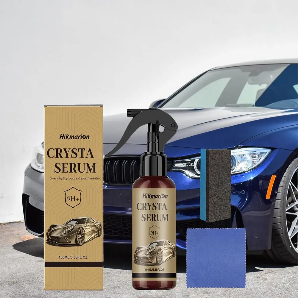 Upgrade Ceramic Car Coating Kit, Auto Paint Crystal Plating, Gloss Enhancer, Anti-fouling Scratch Resistant, Hydrophobic Car Acc