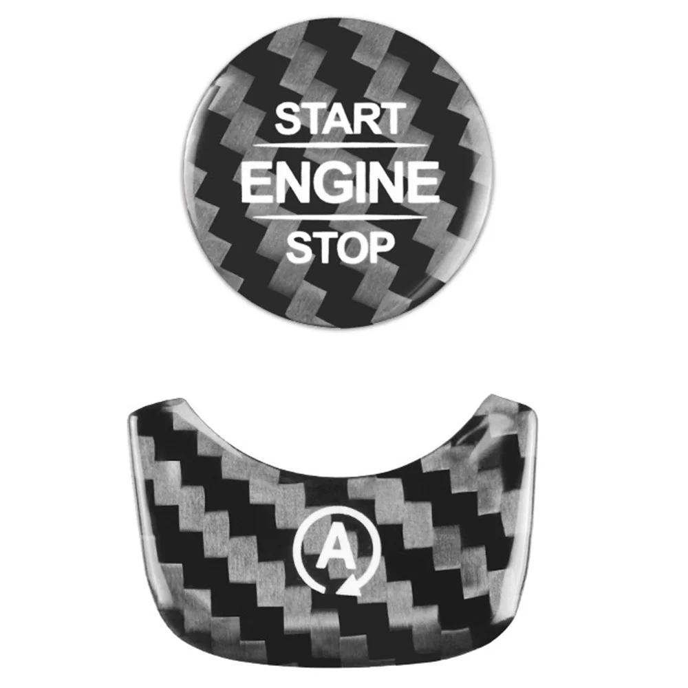 탄소 섬유 엔진 시동 단추 스티커, 메르세데스 벤츠 A B GLB 클래스 W177 GLB X247 W247 CLA AMG 2020