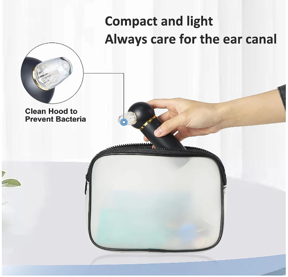 Rechargeable Ear Dryer Warm Air Low Noise Dryer Prevent Ear Canal Inflammation for Swimming Showering Water Sports Surfing and H