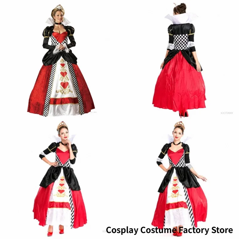 halloween-dream-wonderland-poker-red-hearts-queen-princess-role-playing-costume-birthday-party-stage-performance-dress