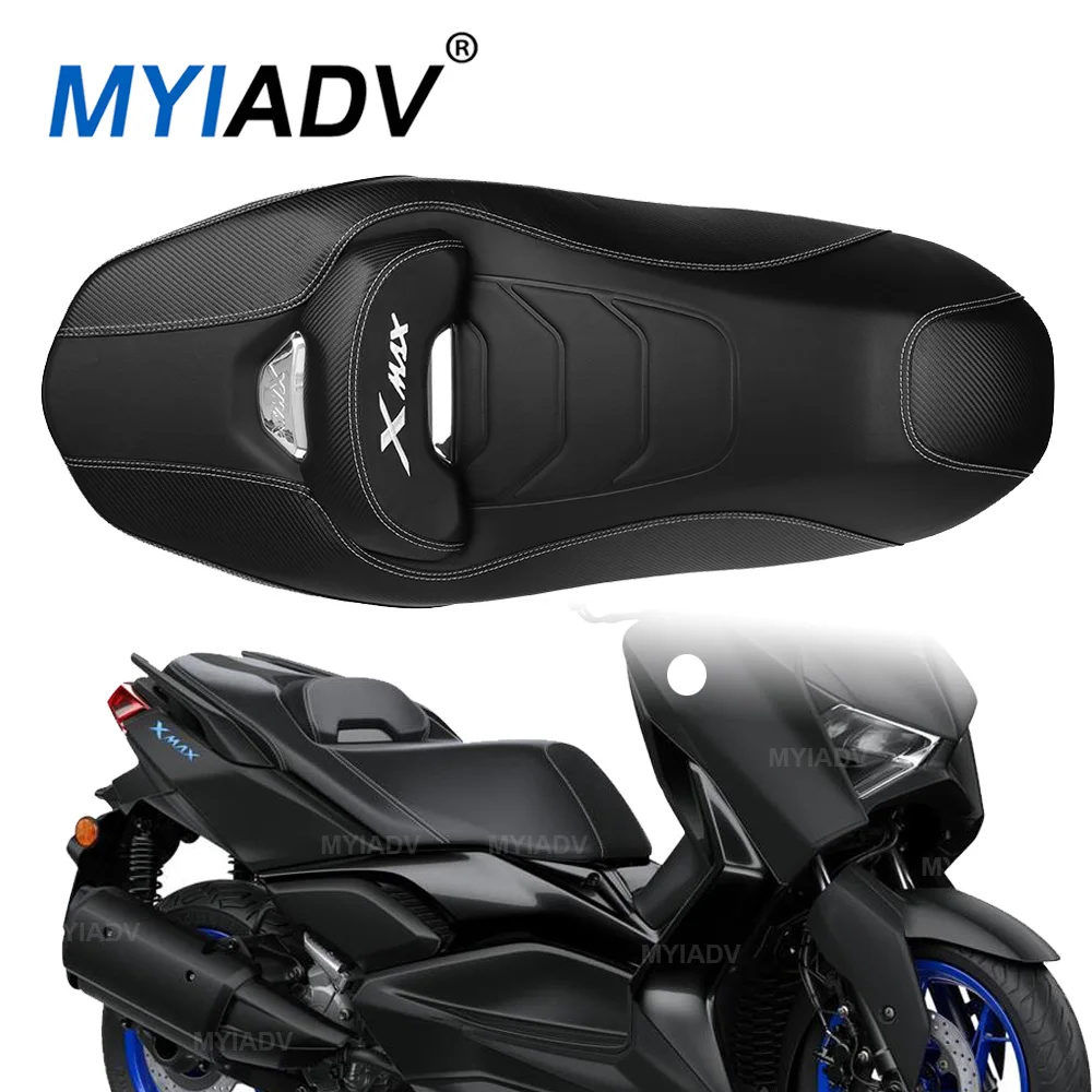 

For Yamaha XMAX 300 XMAX-300 XMAX300 2017-2022 Motorcycle Seat Cushion Cover Anti Slip Driver Passengers Integrated Saddle Pad