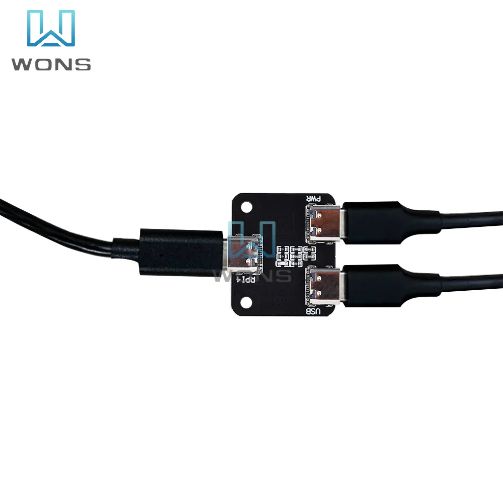 Imagem -04 - Usb Divisor de Energia para Raspberry pi Blikvm e Pikvm Kvm sobre ip Hdmi Csi Tipo-c Distribuidor Acessórios