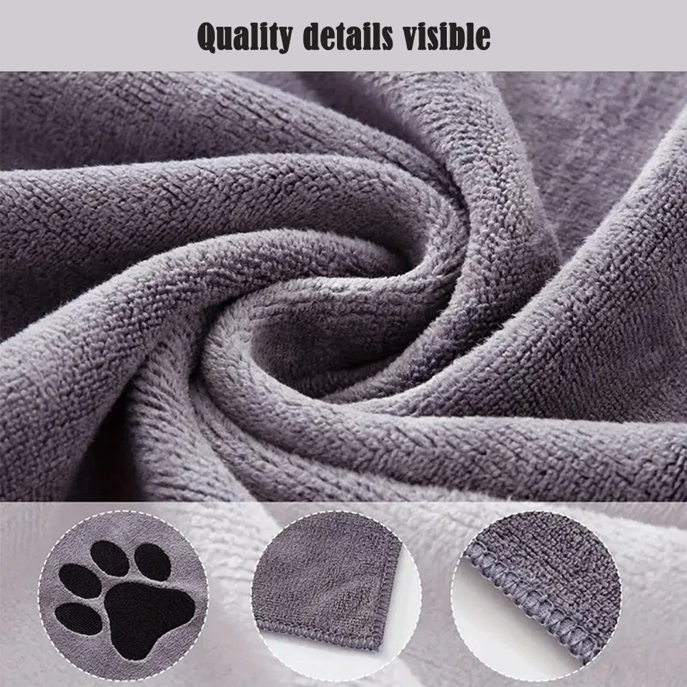 Highly Absorbent Microfiber Dog Grooming Towels