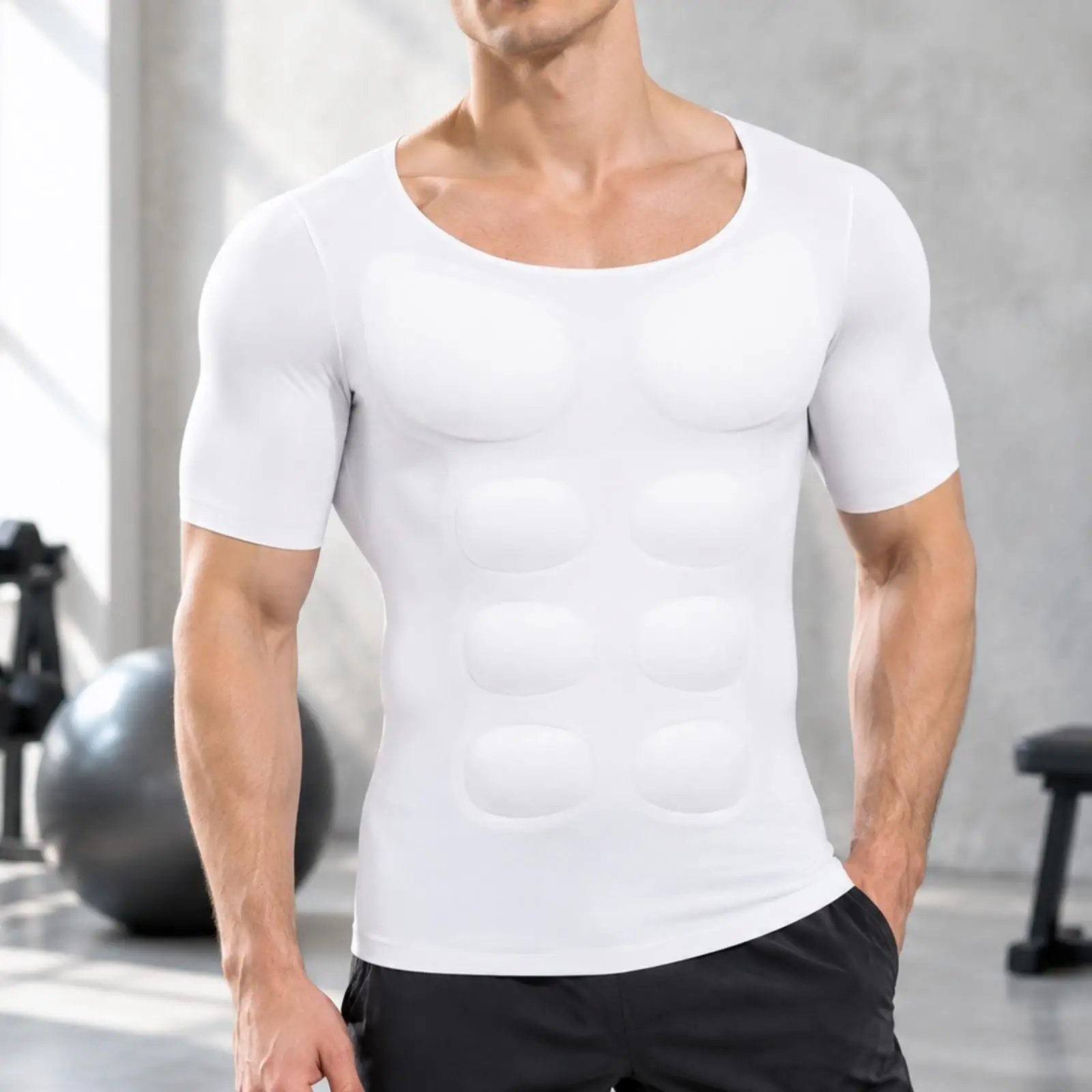 men-compression-shirt-nylon-spandex-stretch-padded-body-shaper-top-for-workout-layering-athletic-cosplay-muscle-appearance
