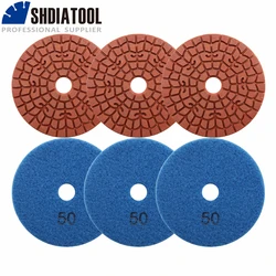 SHDIATOOL 6pcs #50 Diamond Polishing Pad 4