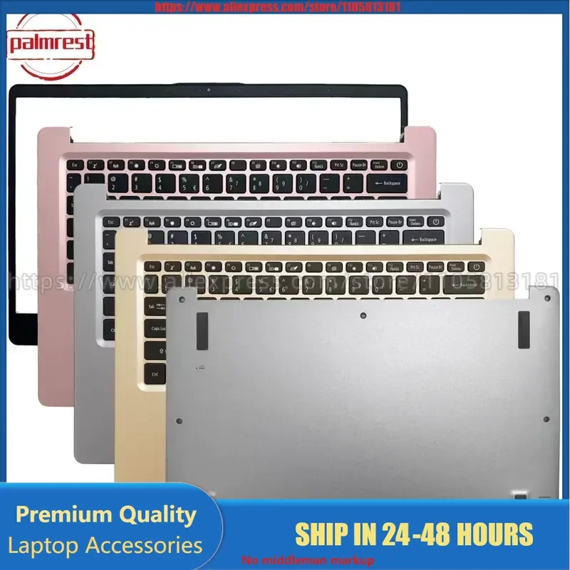 For Acer Swift 1 SF114-32 N17W6 Laptop B C D Shell Bezel Keyboard Assembly Bottom Case Cover Palmrest Top Lid Housing