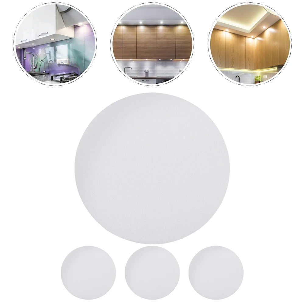 

4 Pcs Anti-glare Diffusion Lampshade Accessories 4pcs For Replacement Ceiling Spot Light Diffuser Downlight Cover