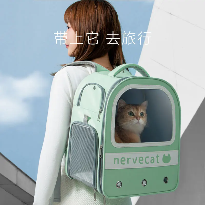 Pet Bag Large Capacity Space Capsule out Cat Bag Portable Breathable Pet Backpack Pet Supplies Cat Bag