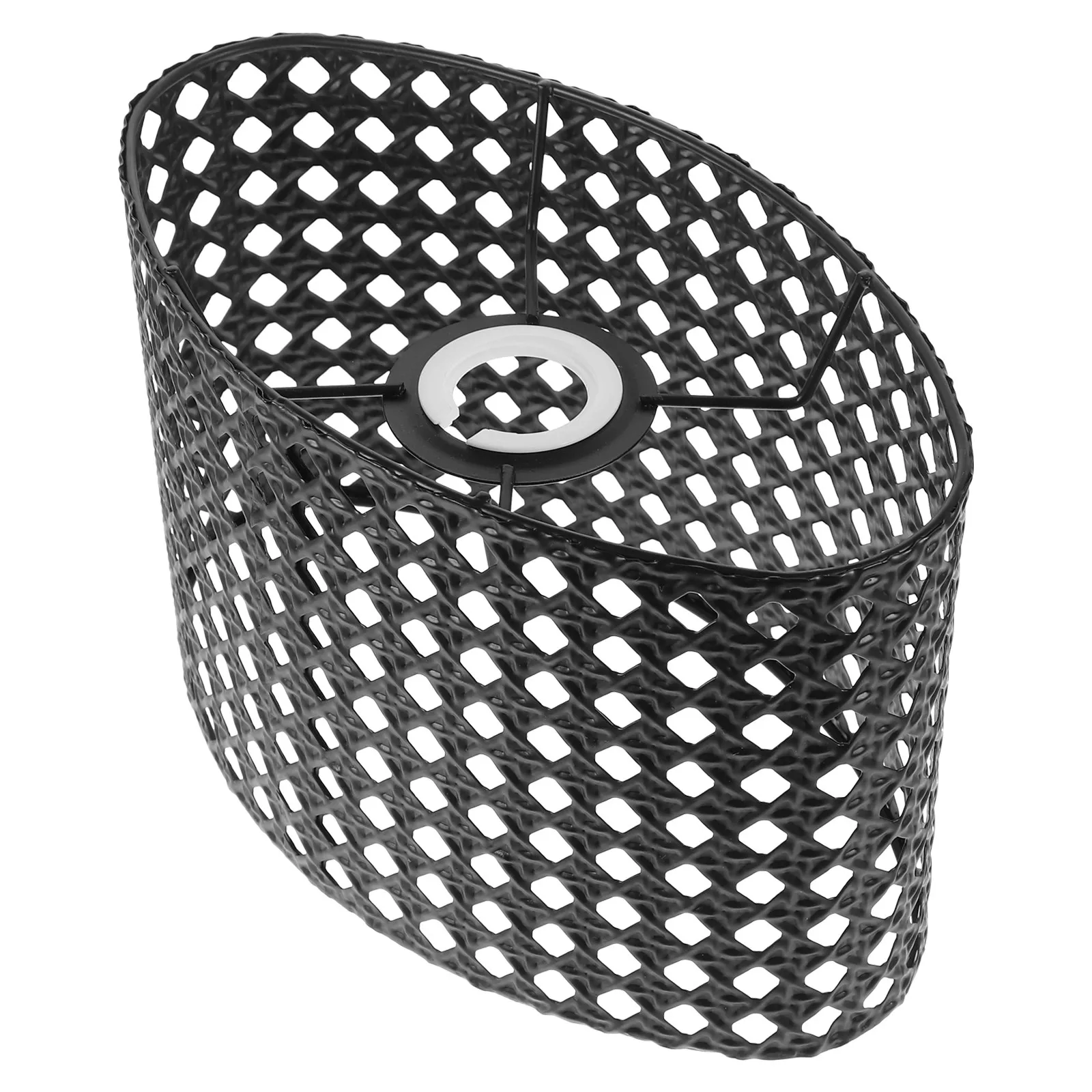 

Железный абажур E14 E27, шестиугольный, полый, в форме барабана, сменный, винтажный, для настольных и напольных ламп