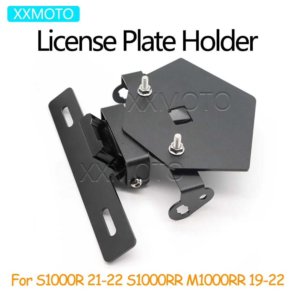 

Для BMW S1000R 21 22 S1000RR M1000RR 19-22 S M 1000RR 1000 R держатель номерного знака мотоцикла задняя короткая задняя бабка кронштейн рамки
