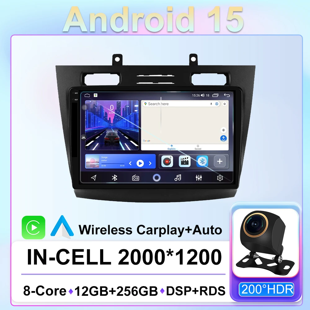 

Для Ford Transit Connect 2005-2014 Android 14 4G Радио в coche Навигация Мультимедиа Bluetooth Беспроводные BT 2K Carplay pantalla