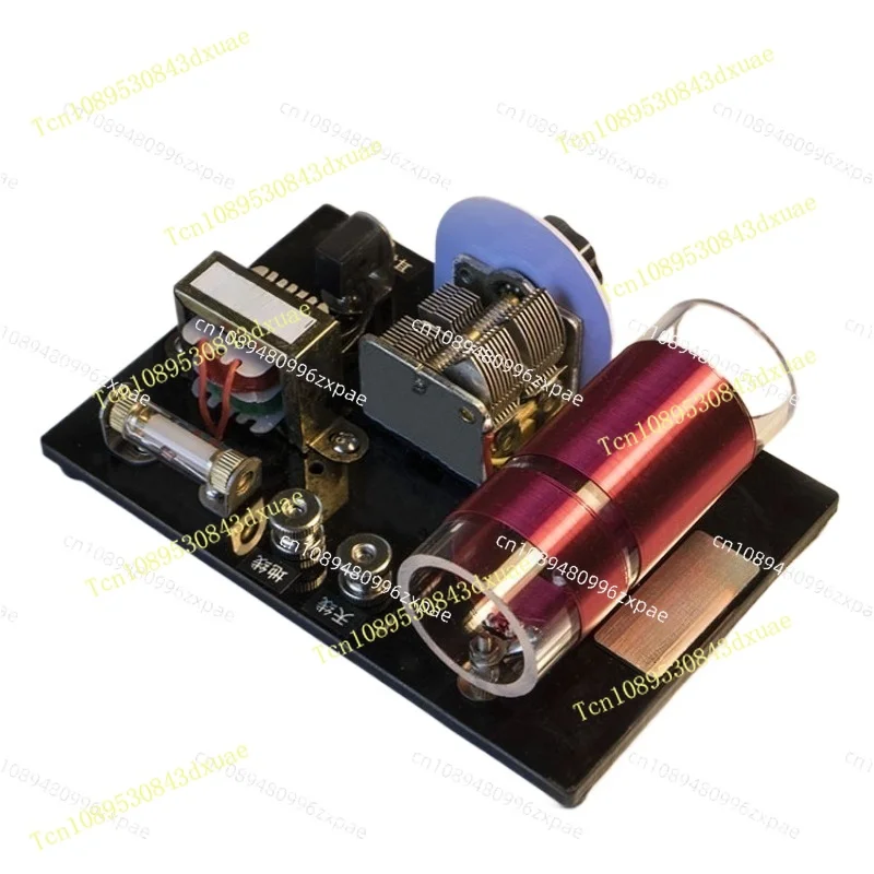 Ore radio, dual loop, air variable capacitor, diode detector, with impedance converter,