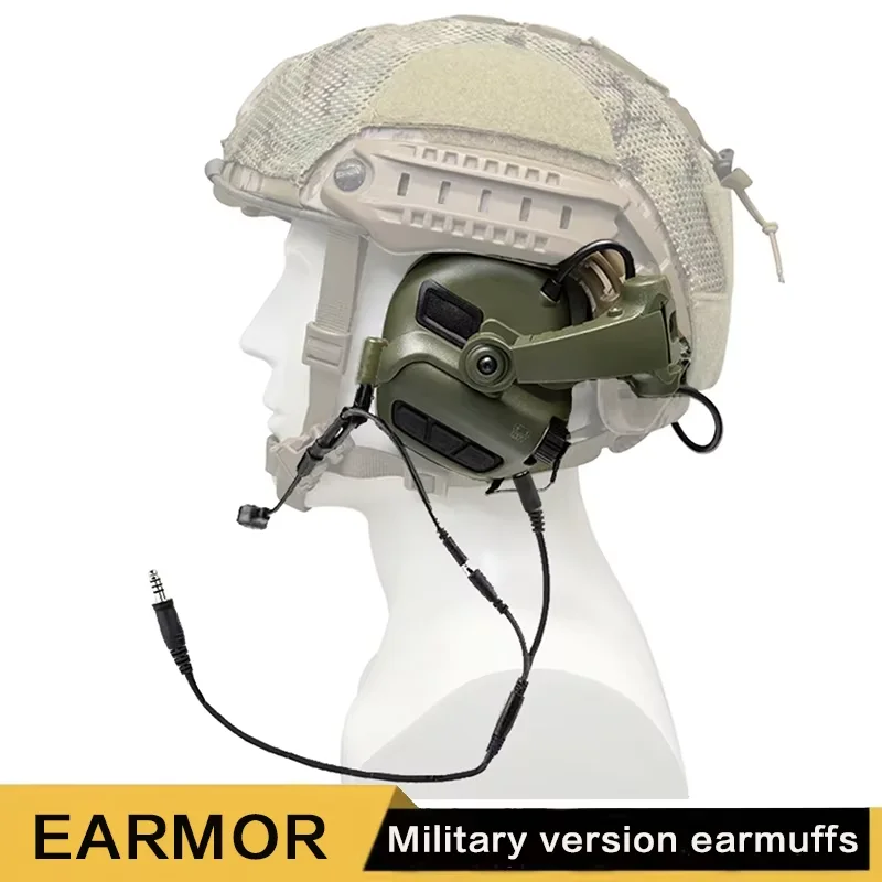 

EARMOR - Тактические наушники, защитные наушники для стрельбы из пневматического оружия, профессиональная версия электронных наушников для стрельбы.