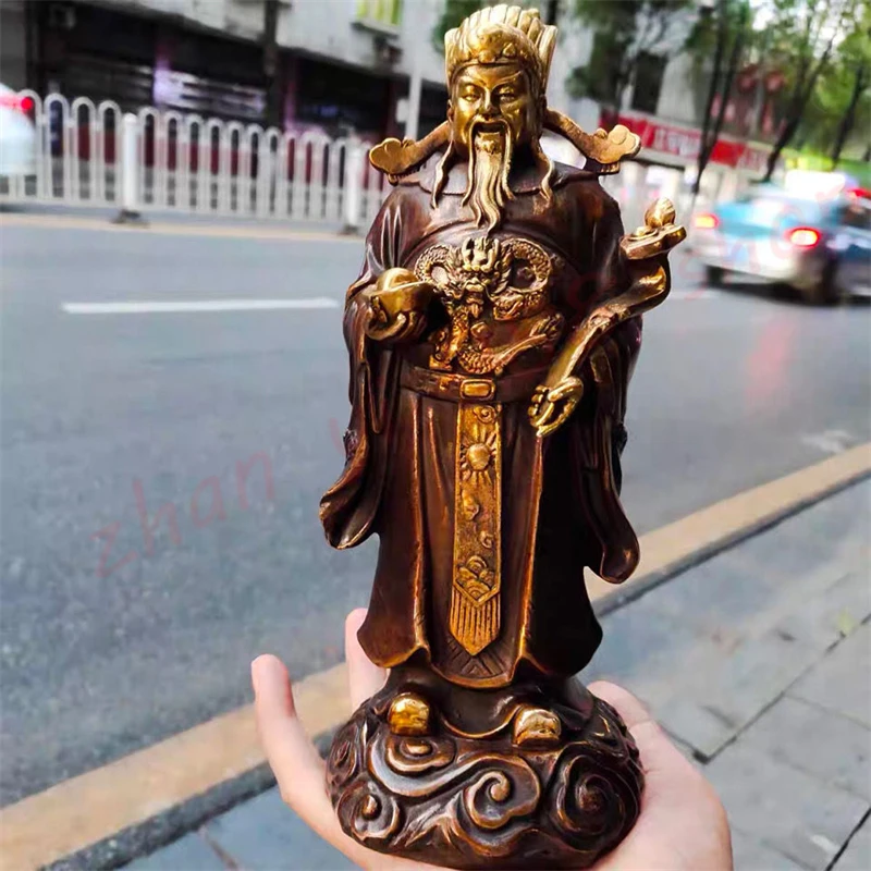 

Brass, God of Wealth, exquisite home decoration feng shui ornaments,zhaocai