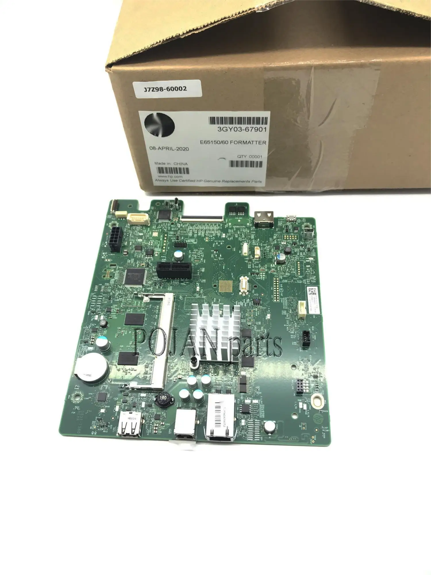 

3GY03-67901 Formatter Board for Color LaserJet Managed E65150 / E65160 Series Plotter Parts POJAN