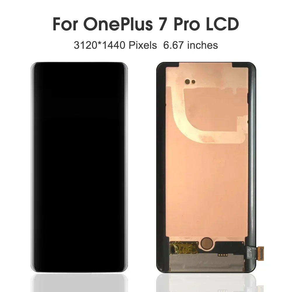 100% Tested Super Amoled For OnePlus LCD Display OnePlus 3 3T 5T 6 6T 7T 7Pro 7Tpro 8Pro 9Pro 9R Touch Screen Digitizer Replace