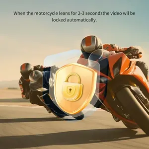 Dashcam motorcycle waterproof, front and rear camera, video recorder, black DVR, night vision box, 2 Main Camera Moto Sales - №5