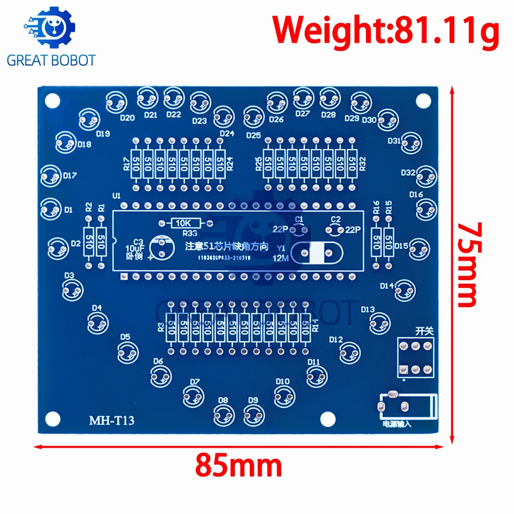 Star/Heart-Shaped RGB LED Module (1PC) - Colorful Glare DIY Lighting for 51 MCU & for Arduino