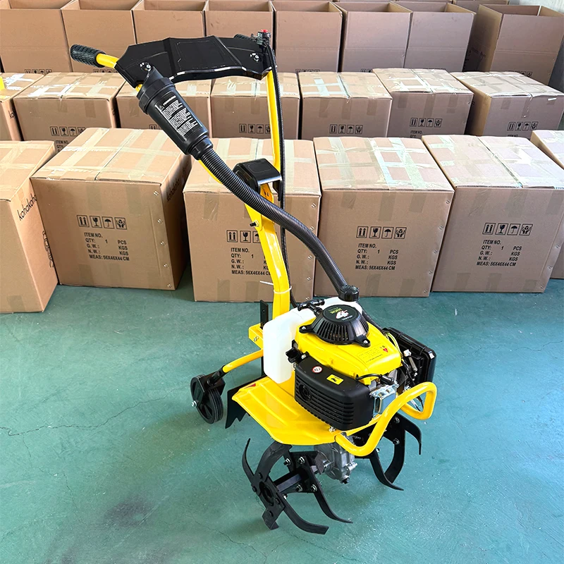 Farm Use Mini Tiller Mini Rotavator Agriculture Land Rotary Hand Cultivator Walk Behind Tiller Garden Cultivator Machine
