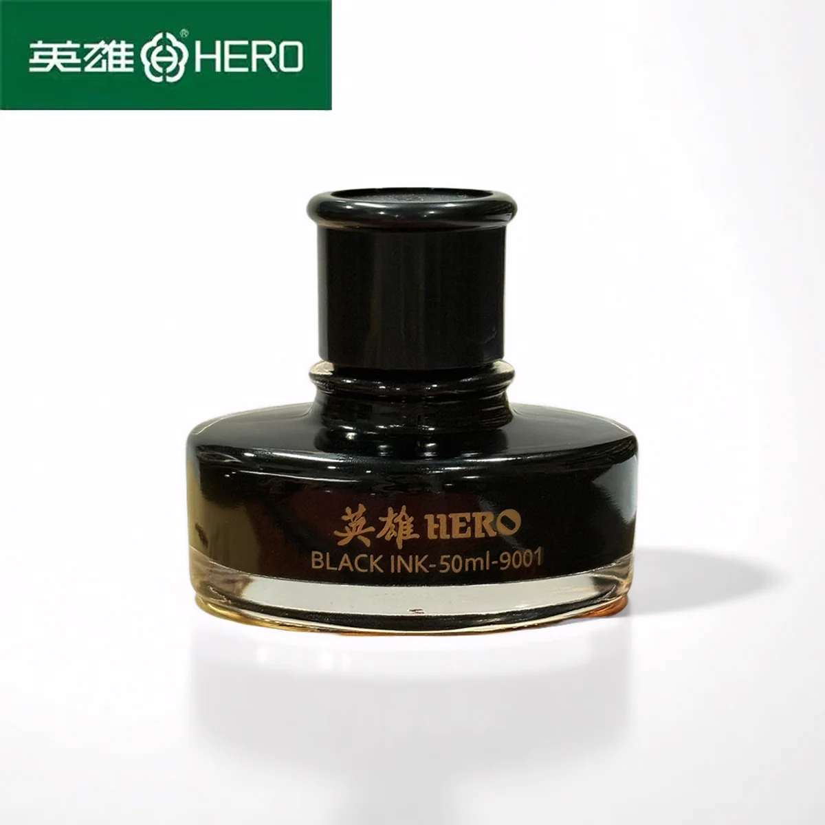 

HERO 9001 Premium Dye-Based Business Ink: Hero Ink 8801 & 8802 Black Non-Clogging, Fast-Drying Pigment Ink for Fountain Pens