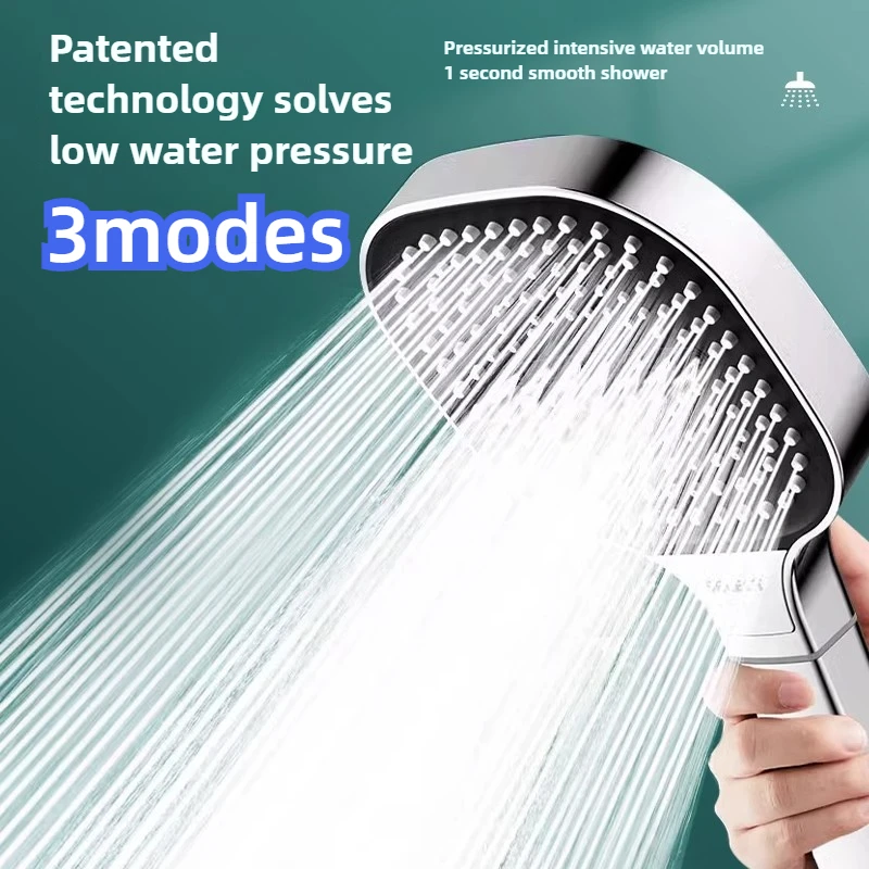 Portable Shower Shower with Filter 3Modes Adjustable Home Shower Head  High Pressure Massage ShowerHead Bathroom Accessories