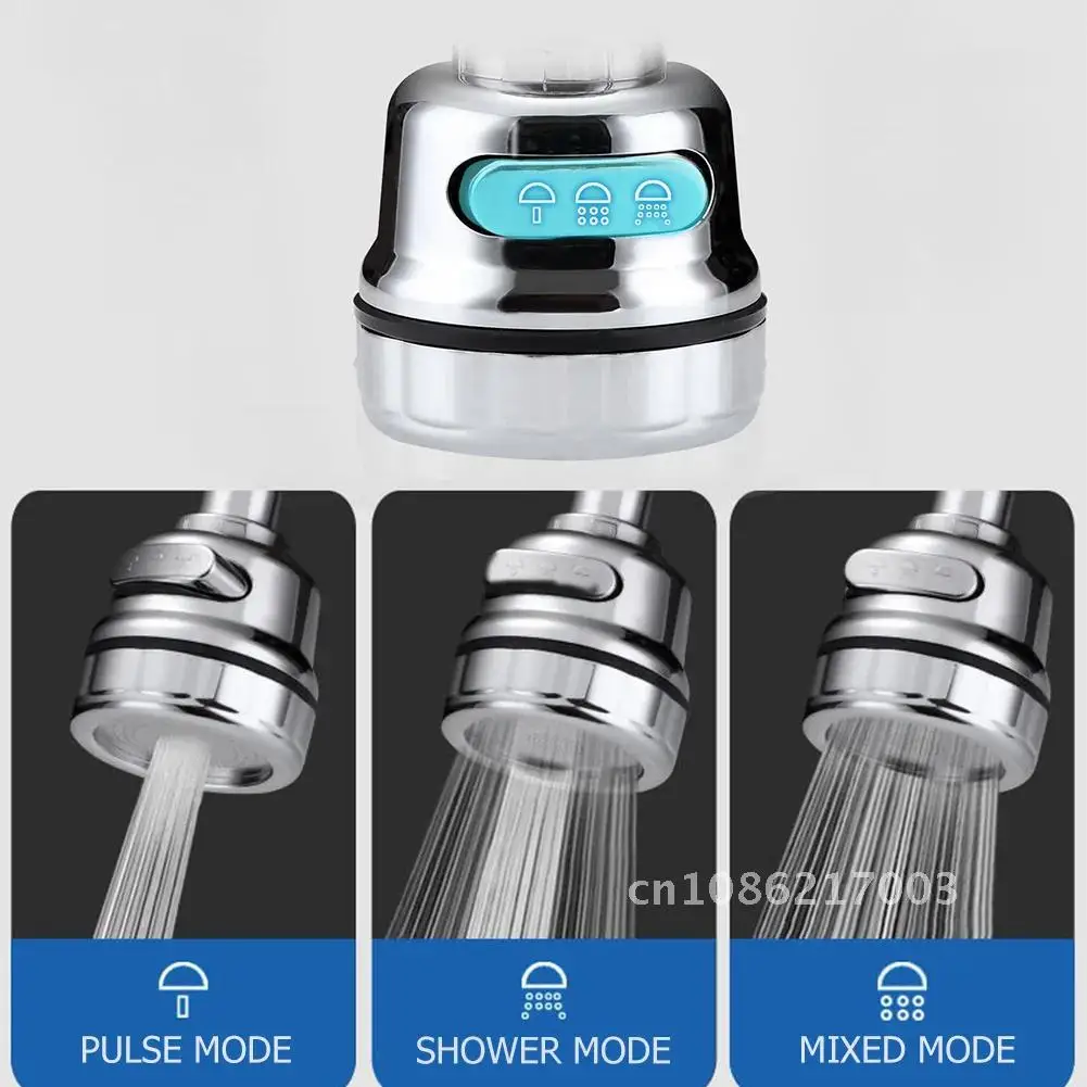 

Регулируемый поворотный аэратор для крана, 3 режима, распылитель, фильтр, диффузор, экономия воды, фоторазъем, адаптер для кухонного крана, фильтр