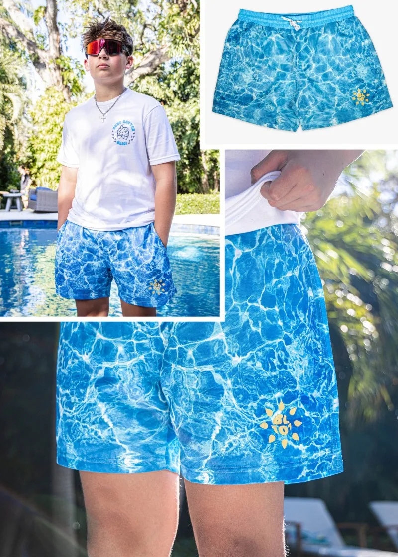 

Hot Selling Fashionable Men's Float Party Shorts Printed Basketball Shorts Men's Sports Shorts Gym Casual Shorts Moto Shorts