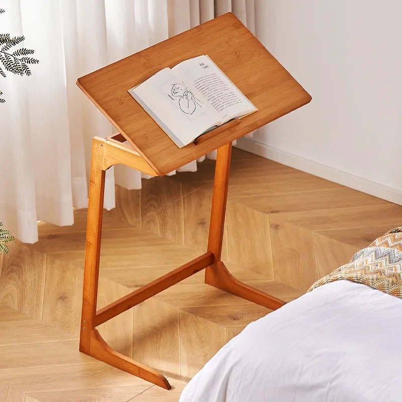 Side table small coffee table bedroom bedside table sofa side table small apartment lazy square tea table Japanese corner table