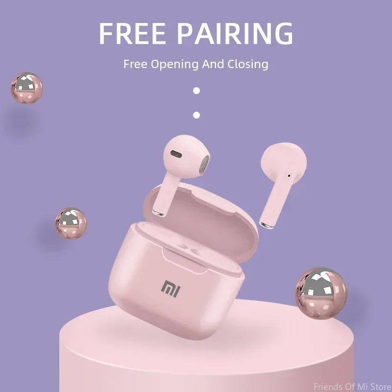 سماعات Xiaomi TWS سماعات بلوتوث مقاومة للماء مع صوت ستيريو HiFi للرياضة والاستخدام اليومي مع ميكروفون سماعات أذن صغيرة