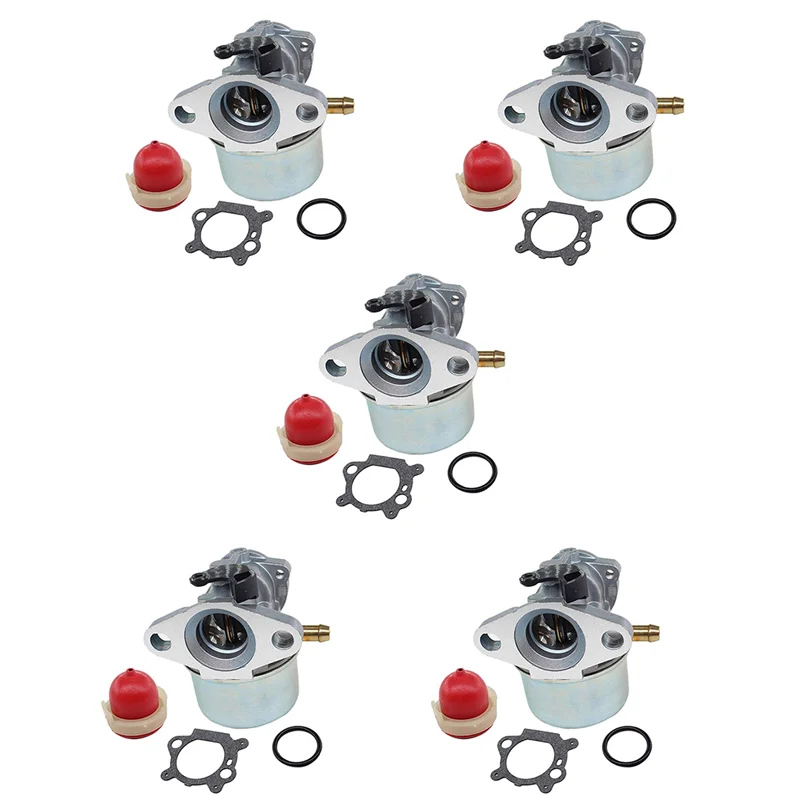 

5X Mowers Carburetor for Briggs & Stratton Engine 799868 498254 497347 497314 498170 Carb 4Hp 5Hp 6Hp 6.75Hp 6.5Hp 7Hp