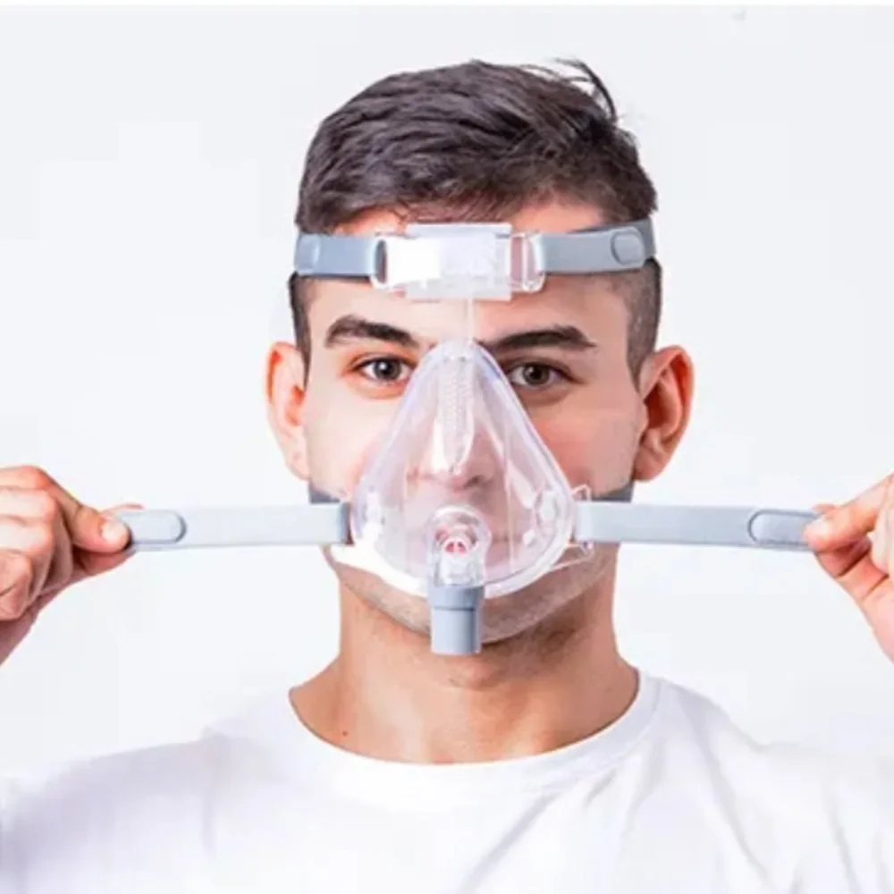 

Universal Original Nasal Face Mask Anti Snoring Sleep Apnea Nasal Masks with Resmed Soft Sealed Silicone Compatible Good Sleep