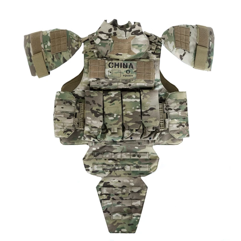 Tactical Heavy Armor Full Protective Vest Quadruple Webbing Version Multi-Function Tactical Vest