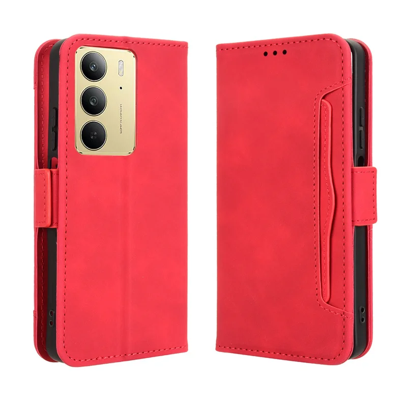 For Realme C75 4G Card Bag Business Leather Wallet Case Leather card slot for Realme 14X 5G Phone Case