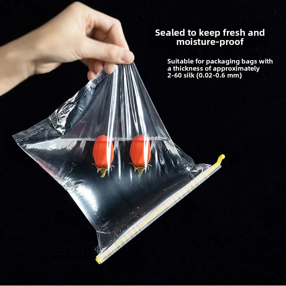Packaging Sealer Stick Storage Sealer Clip Snack Bag Clip Milk Powder Bag Seal Storage Clips Food Seal Stick 16Pcs