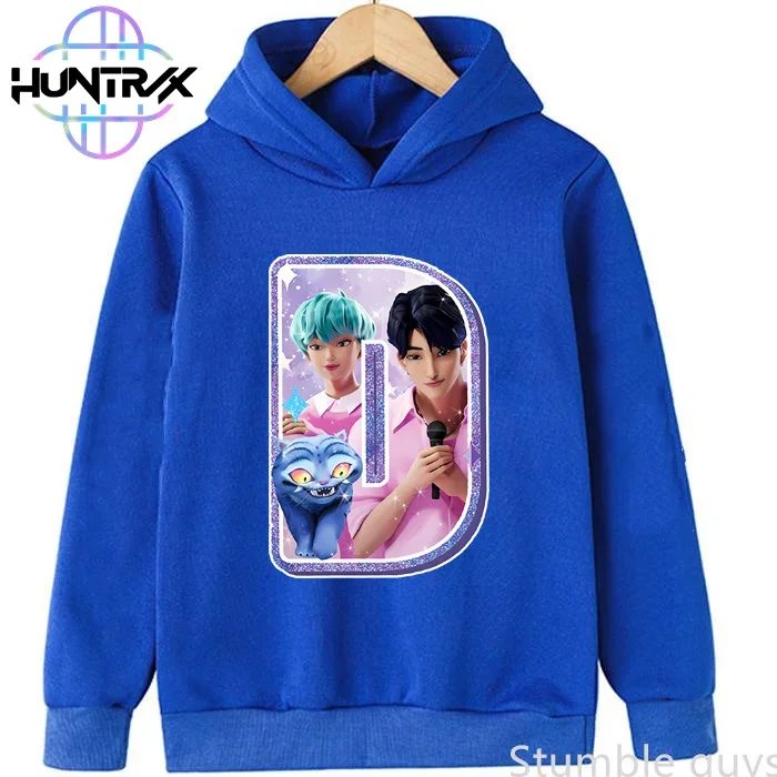 

Autumn Kids Kpop Demon Hunters Hoodie Boys Clothes Girls Letter A-Z Print Soft Casual Play Wear Hooded Sweatshirt​