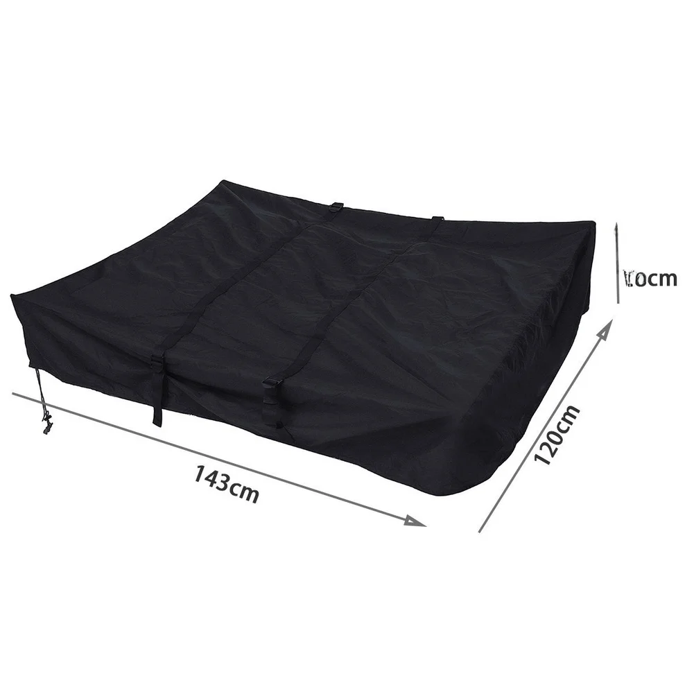 

Car Roof Cover 420D Oxford Fabric Waterproof Sunshade Outdoor Dustproof with UV Protection Breathable Material for Cars