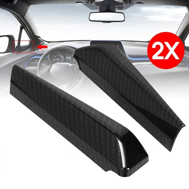 AC54-For Toyota C-HR CHR 2016-2019 Car Front Door Window Inner Triple-Cornered A Colum Cover Trim