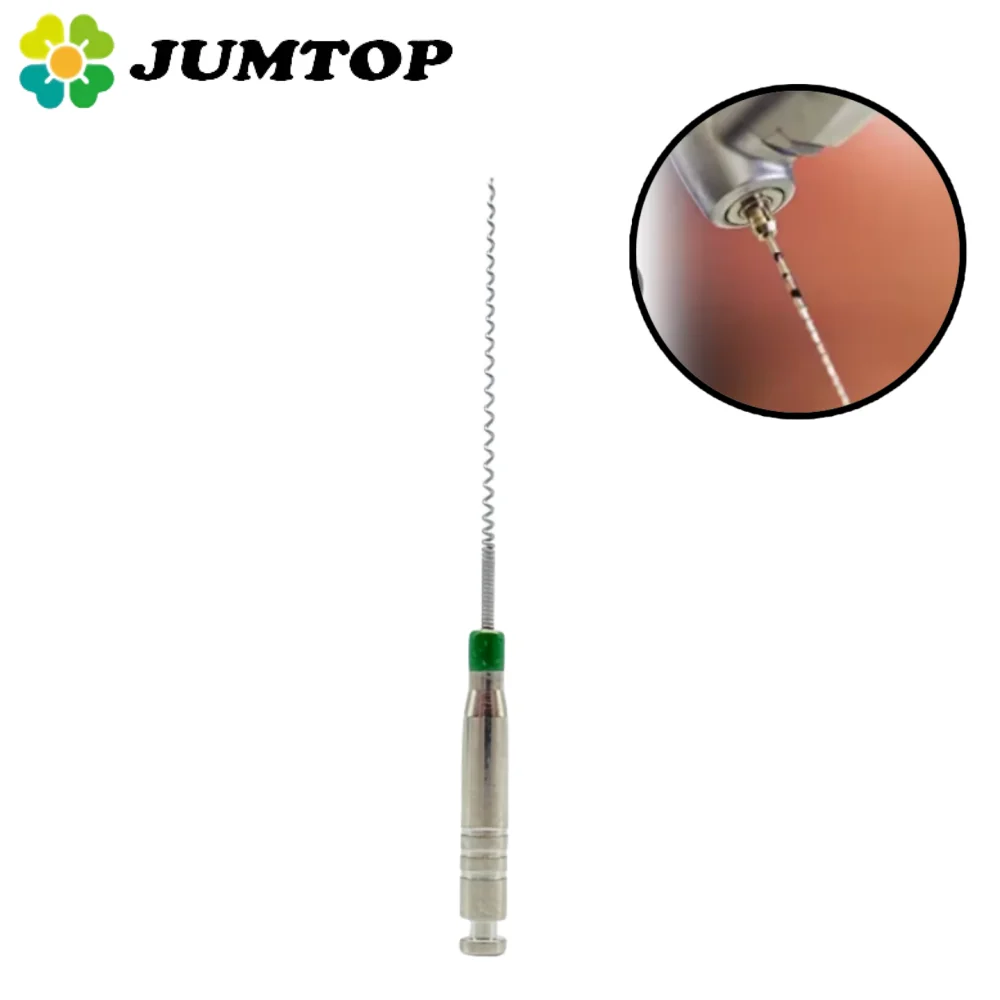 

Dental Rotary Paste Carriers - Spiral Filler Set for Root Canal Treatment, Endodontic Obturation Tools