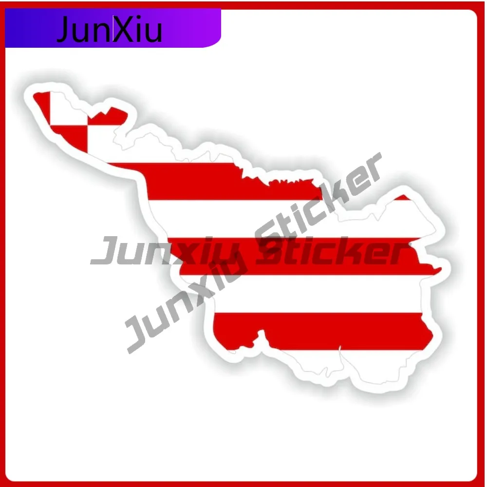 

Bremen Germany National Flag And Emblem Map Shape Stickers Scratch Cover Decals Motorcycle Helmet Decoration Funny Suv Outdoor