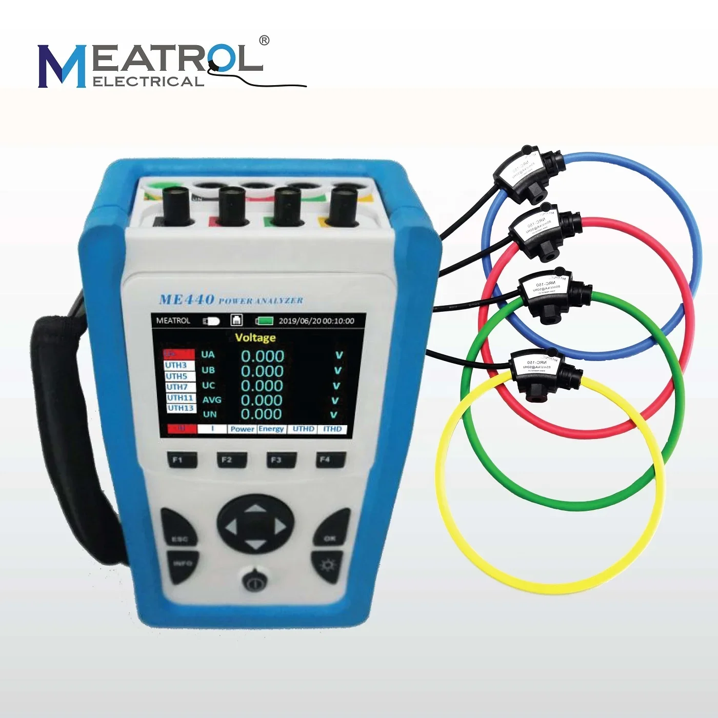 Best selling products HANDHELD data logger/electrical power meter /digital  meter/ROGOWSKI 3 phase  analyzer