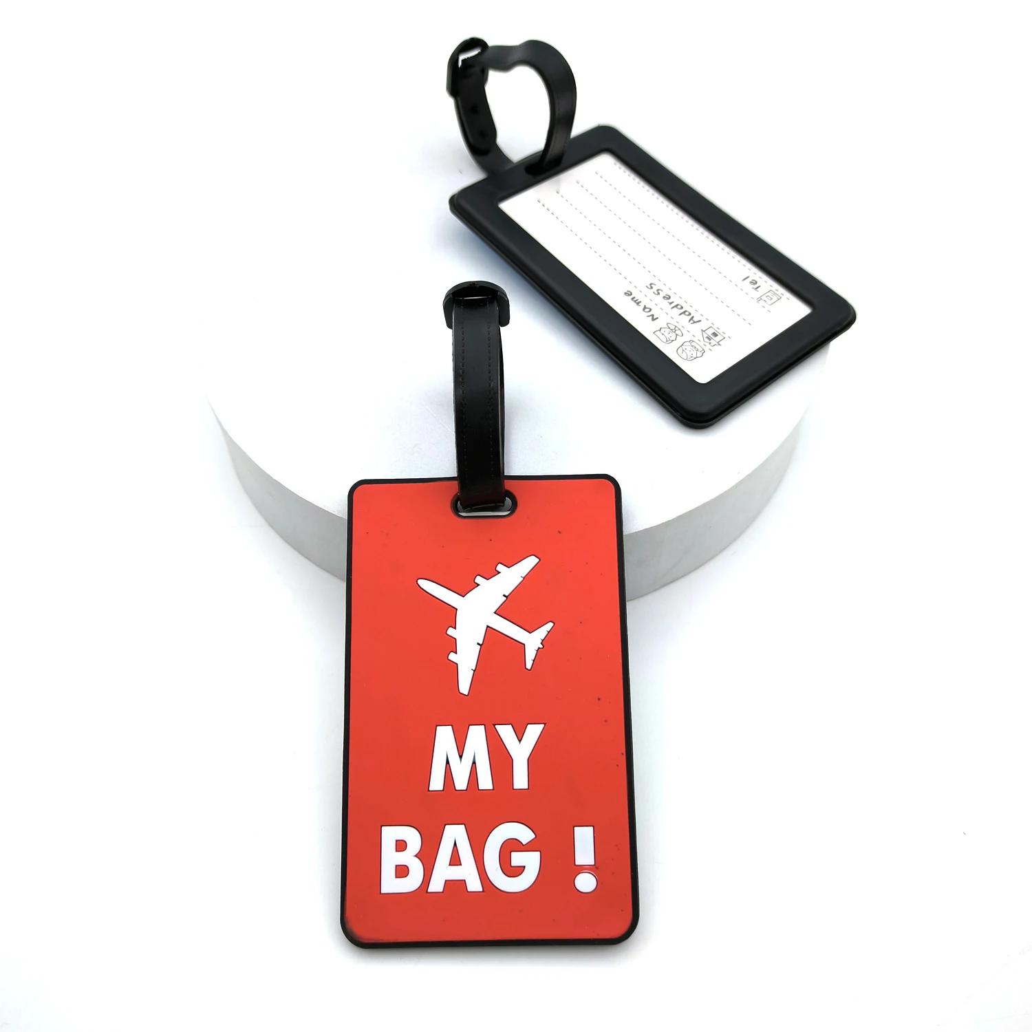 1PCS Travel Accessories Luggage Tag Creative  Suitcase Fashion Style Silicon Portable Travel Holder